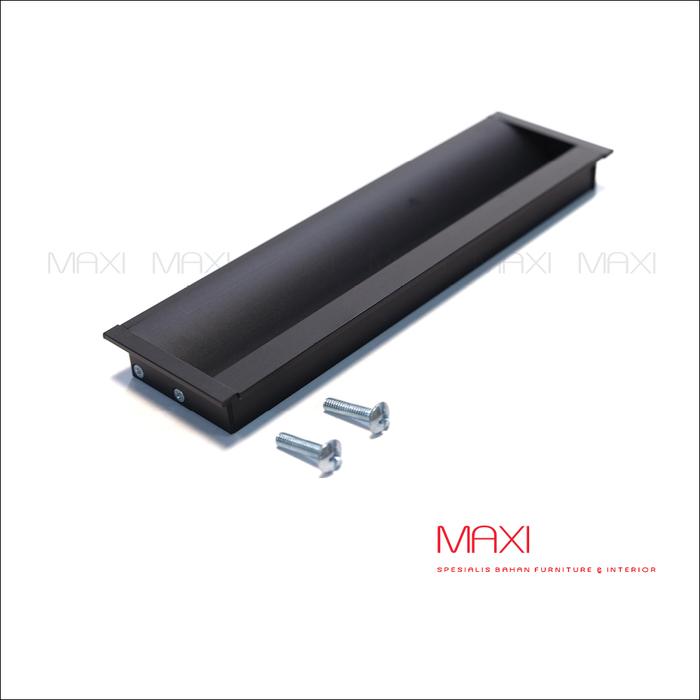 Gambar Handle Huben TPA-39 128mm - Tarikan Aluminium Pintu Kabinet - Hitam dari Maxi Online undefined Tokopedia