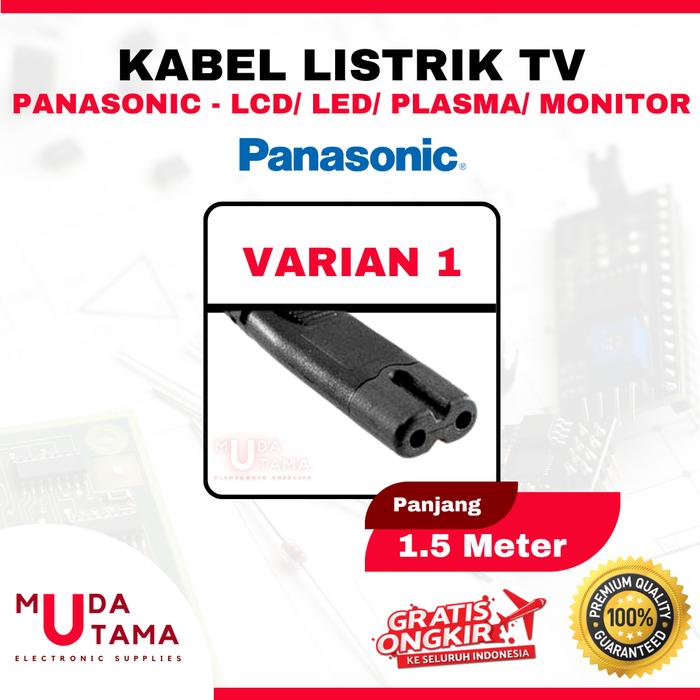 Gambar KABEL LISTRIK TV PANASONIC LCD LED PLASMA | COK KABEL TV LCD PANASONIC | COK KABEL TV LED PANASONIC | COK KABEL TV PLASMA PANASONIC | COK LISTRIK TV LCD LED PLASMA PANASONIC - Varian 1 dari Muda Utama undefined Tokopedia