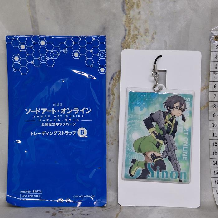 Gambar Sword Art Online Sinon Asada Shino Ordinal Scale Trading Strap Ver B Sao dari Midorishoppu undefined Tokopedia