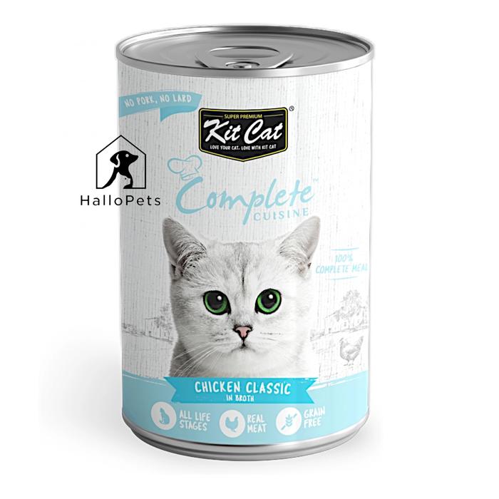 Gambar KIT CAT Complete Cuisine Chicken  All Varian 150gr Premium Cat Food Makanan Kucing Basah Berkuah Untuk Semua Ras & Umur Kucing - Chicken Salmon dari HalloPetstore undefined 5 Tokopedia