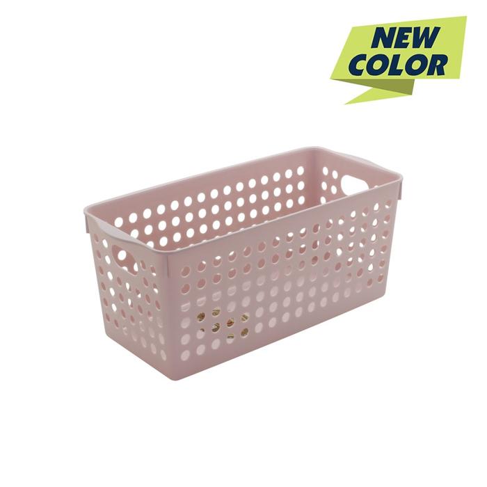 Gambar CLARIS Keranjang Serbaguna 3 pcs Estetik Tidy Mesh - 0556 RE - Purple dari Enportu Home Living undefined Tokopedia