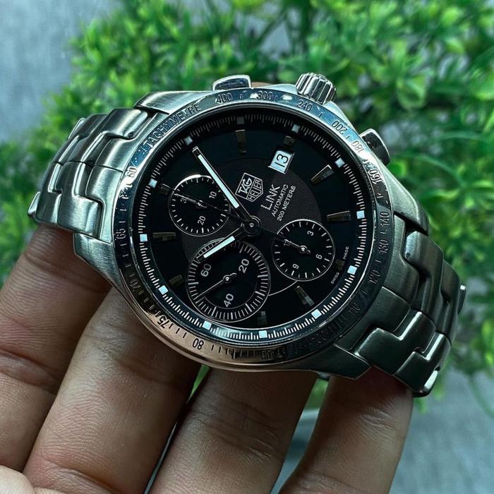 Stainless Steel Tag Heuer Link Chronometer 200 Meters TAG HEUER