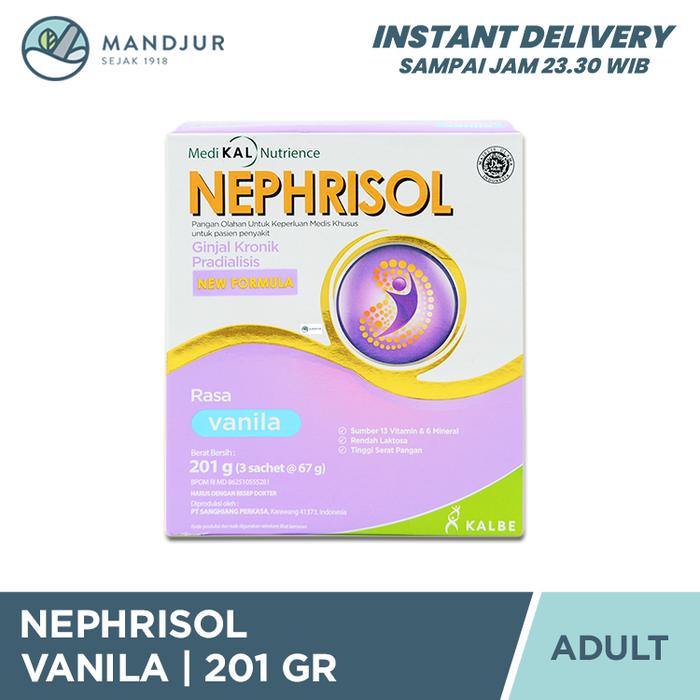 Gambar Nephrisol Vanila 201 Gram - Susu Khusus Pasien Ginjal Predialisis dari Apotekmandjurofficial undefined Tokopedia
