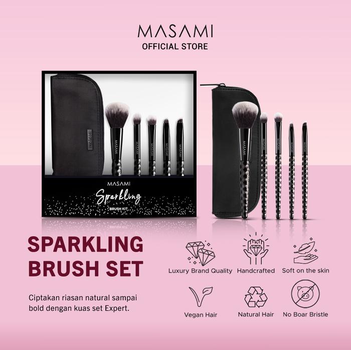 Gambar Masami Sparkling Brush Kit (5 Pcs) dari Masami Official Shop undefined Tokopedia