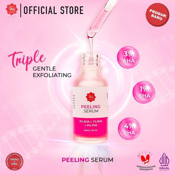 Gambar Viva Face Serum - Peeling Serum - Glowing White Serum - Anti Aging Serum - 20ml - Peeling dari STATIONS Beauty undefined Tokopedia