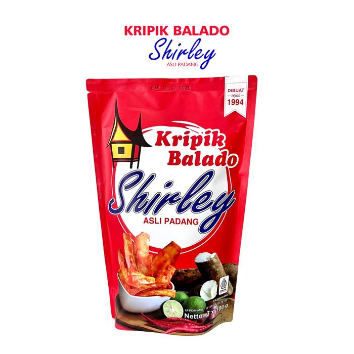 Gambar Kripik Balado Jumbo Pouch Shirley dari Kripik Balado Shirley undefined Tokopedia