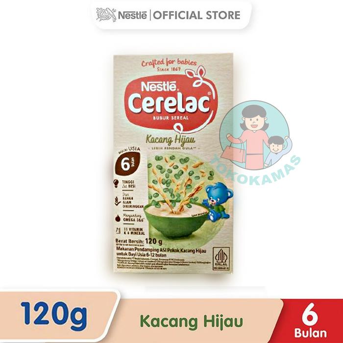 Gambar NEST CERELAC Soya Mungbean 120g dari tokokamas undefined Tokopedia
