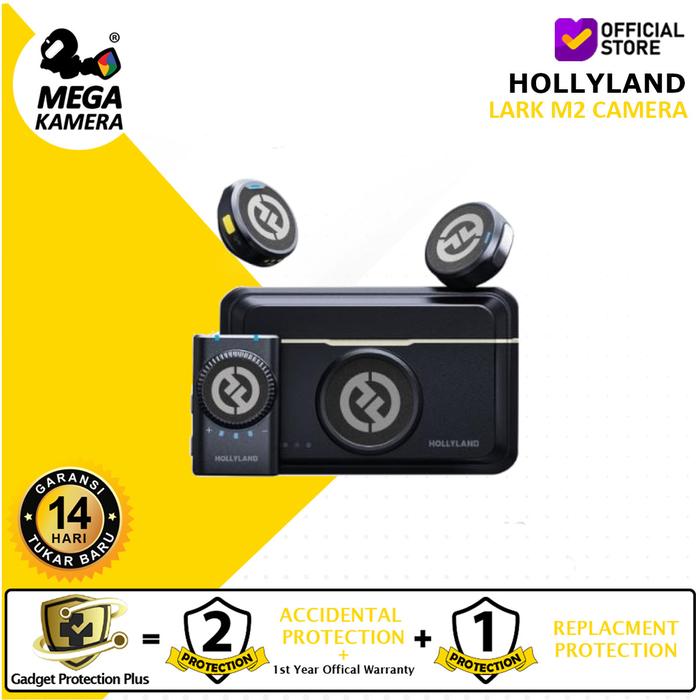 Gambar Hollyland Lark M2 Mic Wireless Kamera/ HP/ Mixer With Charging Case - m2 lighthing  dari Megakamera undefined 5 Tokopedia