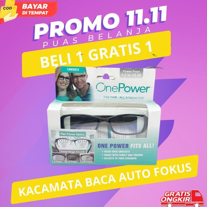 Gambar Kacamata Baca Plus Auto Focus One Power Readers Fokus Pria Wanita Ori - Oval dari CV. Flindex Marta undefined Tokopedia