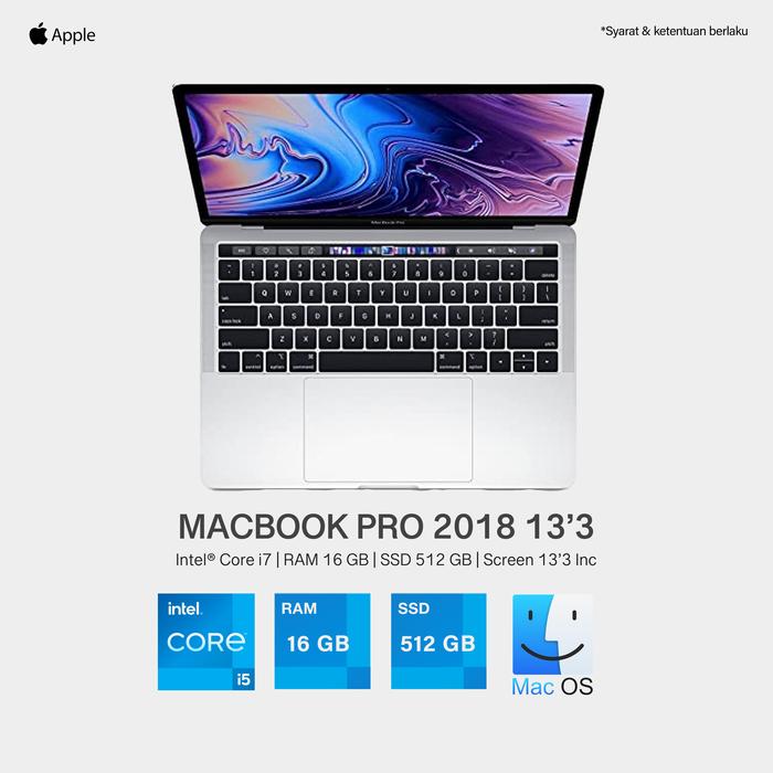 Macbook Pro 2018 Core I7 Ram 16 Gb Ssd 512 Gb 13 Inch Touchbar