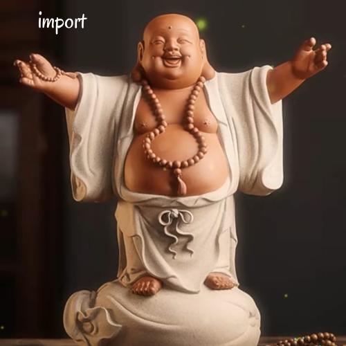 Gambar import Patung Buddha Maitreya Bisa Kekayaan Sembahyang Tertawa Pajangan - WA-33 dari Jessco Living undefined Tokopedia
