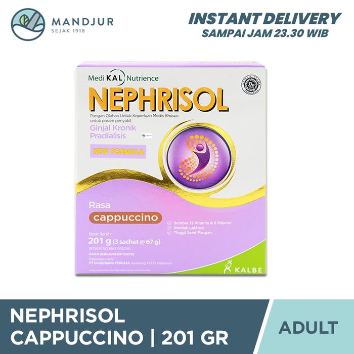 Gambar Nephrisol Cappucino 201 Gram - Susu Khusus Pasien Ginjal Predialisis dari Apotekmandjurofficial undefined Tokopedia