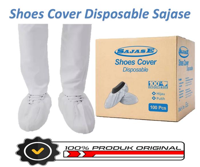 Gambar Shoes Cover Medis Disposable Non Woven Cover Shoes SAJASE Harga 1 Box isi 100 Pcs - Sajase Putih dari Azka Shop 88 undefined Tokopedia