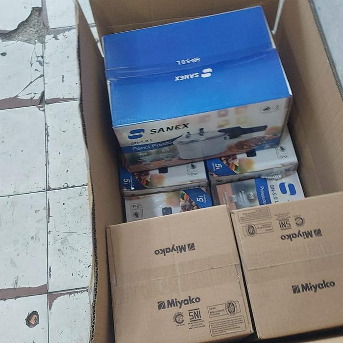 Gambar SANEX PRESSURE COOKER / PANCI PRESTO 5 Liter SN-5.0L / 8 Liter SN-8.0L / 12 Liter SN-12.0L - SN-12.0L dari Sumber Rejeki Bangka undefined 2 Tokopedia