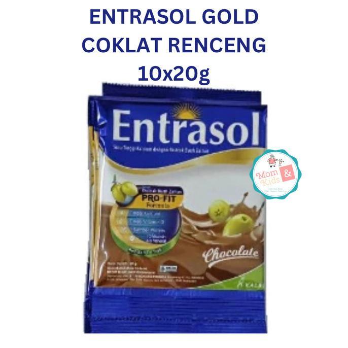 Gambar Entrasol Gold Sachet Renceng Vanila Coklat 10X20G - RENCENG COKLAT dari TokoLeno undefined Tokopedia