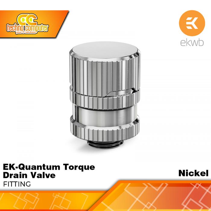 Gambar EKWB EK-Quantum Torque Drain Valve - Nickel dari Techno Computer Bali undefined Tokopedia