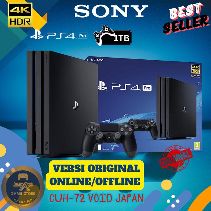 Jual Sony Playstation Pro 1TB Ps Pro 4k 1TB HEN HITAM