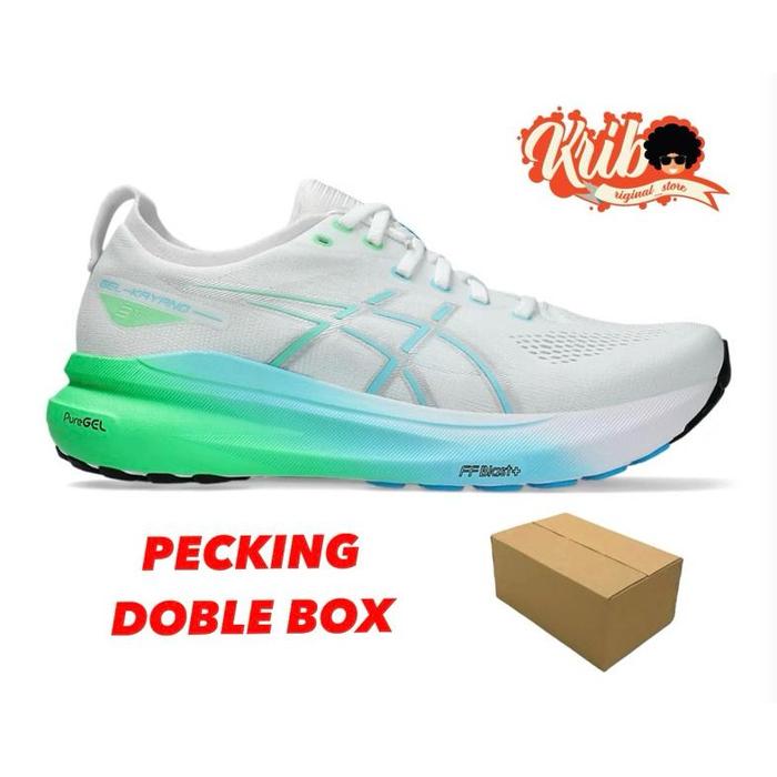 Gambar [Diskon] Sepatu Running Men Original / Gel Kayano 31 Sepatu Lari Sepatu Olahraga Sepatu Lari Pria - Black white, 41,5 / 26cm dari Berkah Indonesia Market undefined Tokopedia