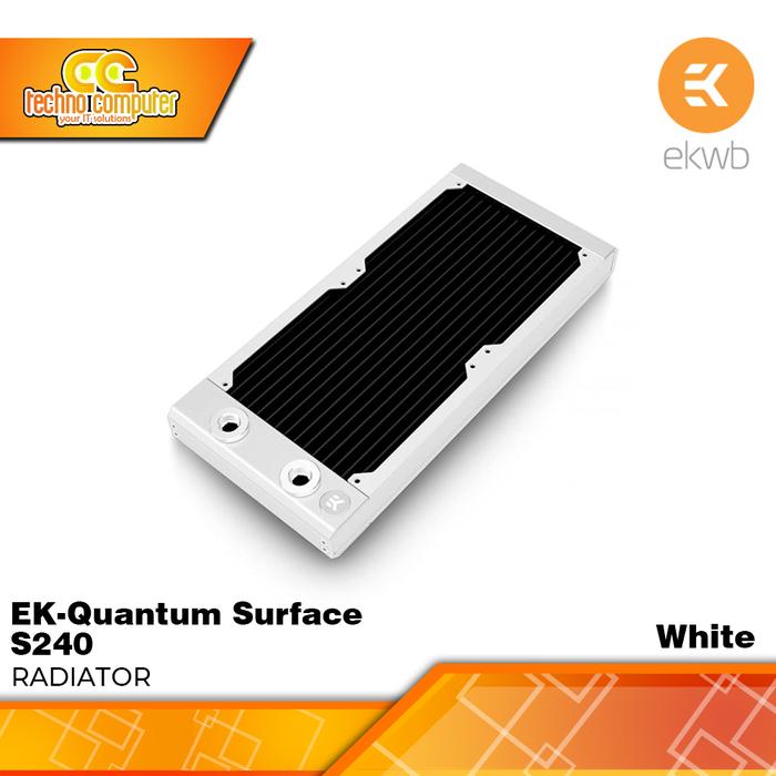 Gambar EKWB EK-Quantum Surface S240 Radiator - White dari Techno Computer Bali undefined Tokopedia