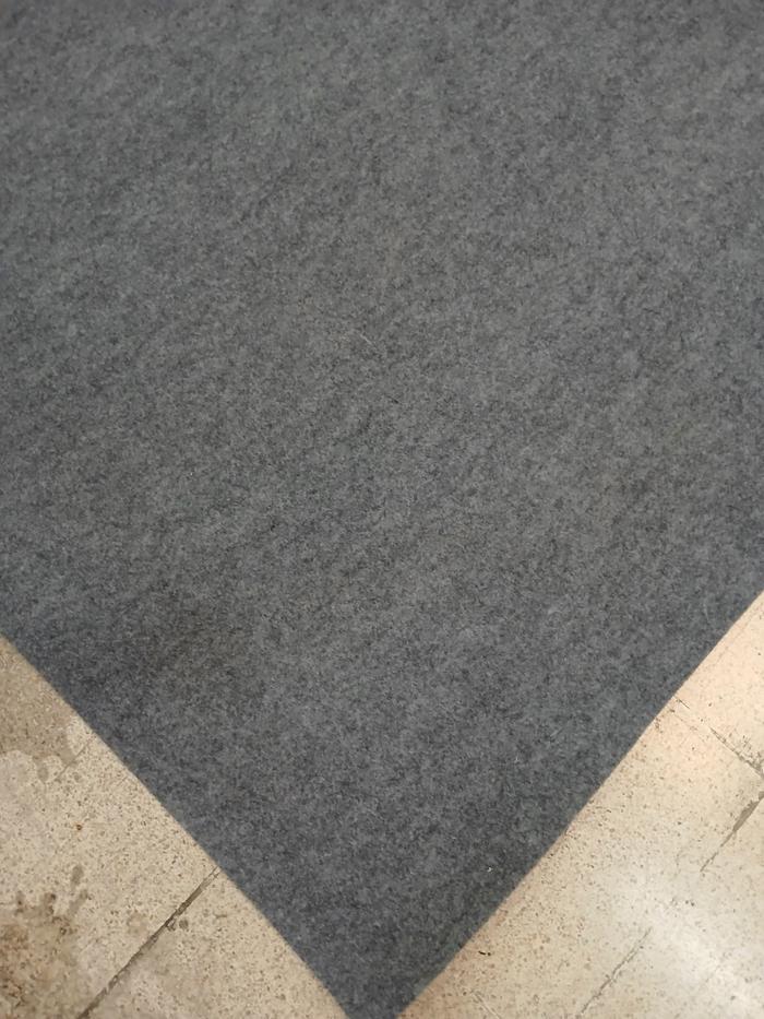 Gambar SIENA Karpet Wool Meteran 10 cm x 2 m, Bludru Bulu, Brudru Pameran Tebal - GREY dari Martha Karpet Indonesia undefined Tokopedia