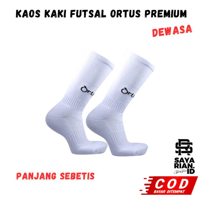 Gambar kaos kaki futsal panjang sebetis dewasa Kualitas premium - Ots Hitam Nylon dari Kaos Kaki Sport undefined Tokopedia
