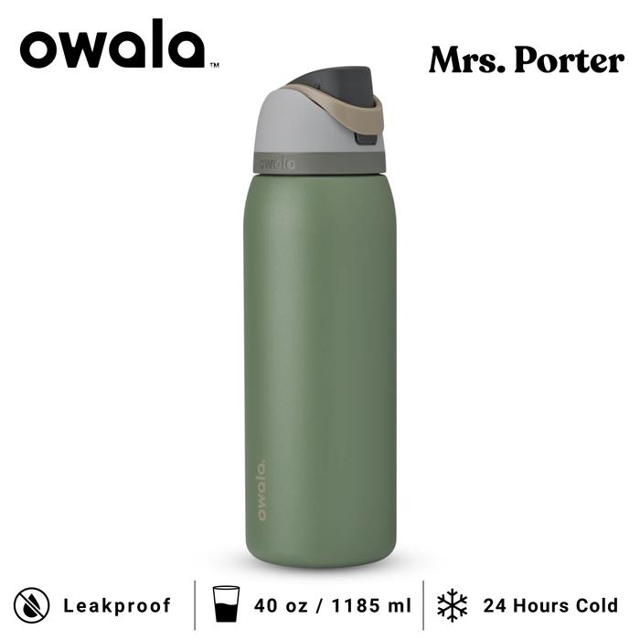 Gambar Owala FreeSip 40oz (1185ml) Insulated Stainless-Steel Water Bottle - Green House dari Mrs. Porter undefined Tokopedia