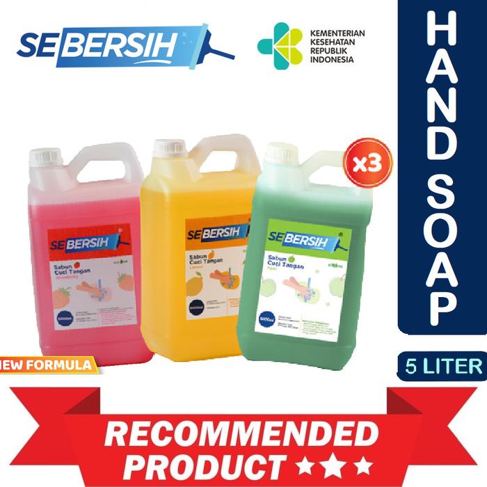 Gambar Sabun Cuci Tangan 5 Liter HAND SOAP PREMIUM Antibacteria Aroma Mewah - Strawberry-5L dari Chemical Labs Indonesia undefined Tokopedia