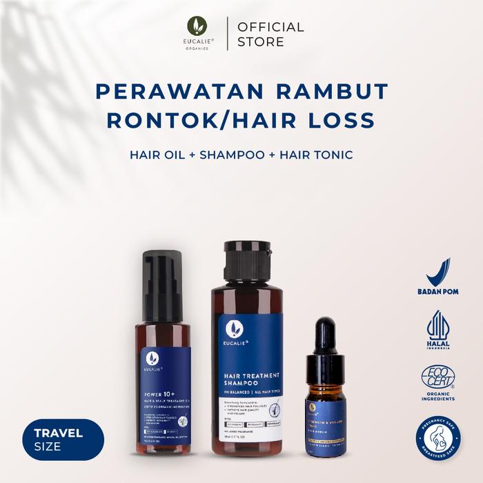 Gambar Perawatan Rambut Rontok/Hair Loss - Travel Size dari Eucalie Organics undefined Tokopedia