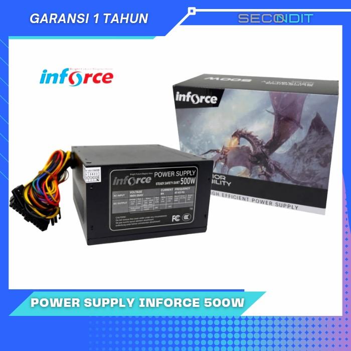 Gambar power supply 500 watt fan 12 cm hitam magix predator psu 500watt - INFORCE dari Sc.iT undefined Tokopedia