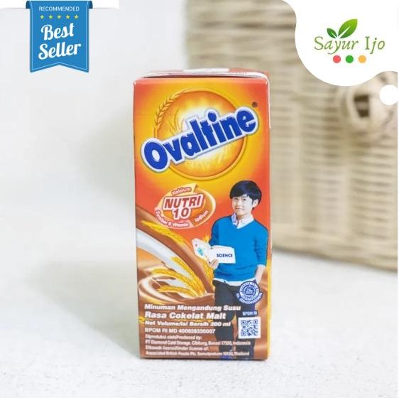 Gambar OVALTINE Susu UHT Cokelat Malt 200 ML / Pack Fresh Chocolate Milk Coklat Susu Segar Instant dari Sayur Ijo Jakarta undefined Tokopedia