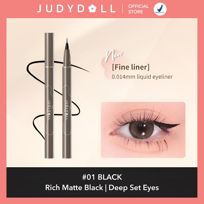 Gambar Judydoll Slim Liquid Eyeliner - Beginner Friendly Gel Eyeliner, Pigmented, Waterproof, Smudgeproof, Sweaproof - #01 Black dari Judydoll Indonesia undefined Tokopedia