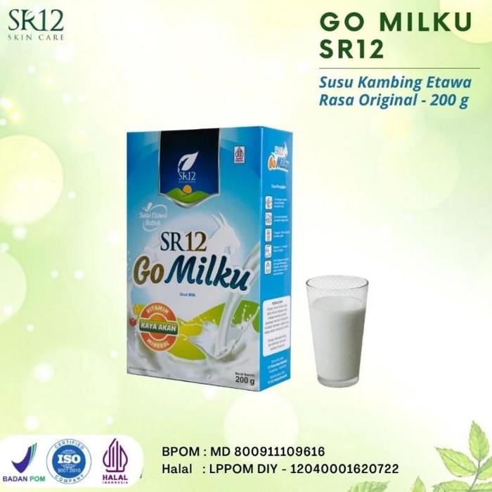 Gambar GO MILKU SR12 200Gr GOMILKU SUSU KAMBING ETAWA PLUS HERBAL - Original 200gr dari toko mamma ellyn undefined Tokopedia