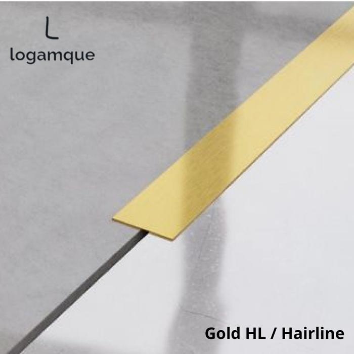Gambar List Plat Strip Stainless 0,8mm x 10mm x 3050mm - Gold HL dari logamquee undefined Tokopedia