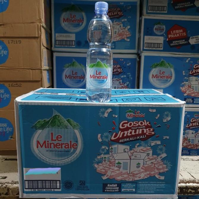 Gambar Le mineral 600 ml 1 dus/lemin tanggung dari Boga Mayora Ats undefined Tokopedia