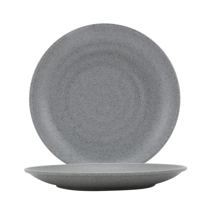 Gambar Onyx, Piring Kue Ceper 6 inch: Melamin, Aman untuk Makanan, Halal, 12069 Cosmic Polos - Abu-abu dari Onyx Melamin undefined Tokopedia