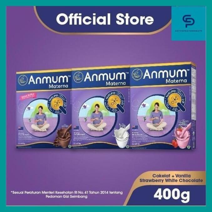 Gambar Setyo- Anmum Materna Susu Nutrisi Ibu Hamil All Variant 400G - Package dari edna_shop undefined Tokopedia