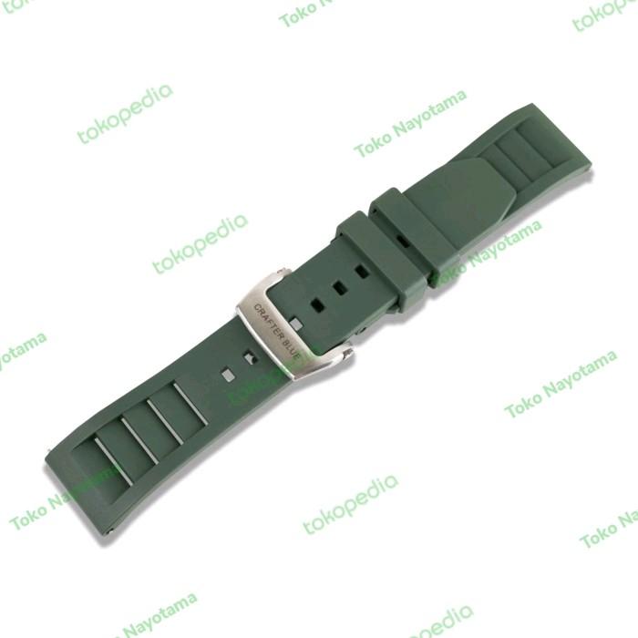 Jual 20mm CRAFTER BLUE UX08 Hijau Green Universal Rubber Strap