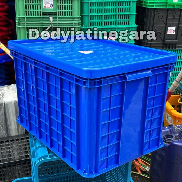 Gambar Container Box Industri Hanata 2104-2103-2102 + Tutup Rabbit 2288 + Tutup - Biru, HNT 2103 dari Studio Perabot Junaedy undefined Tokopedia