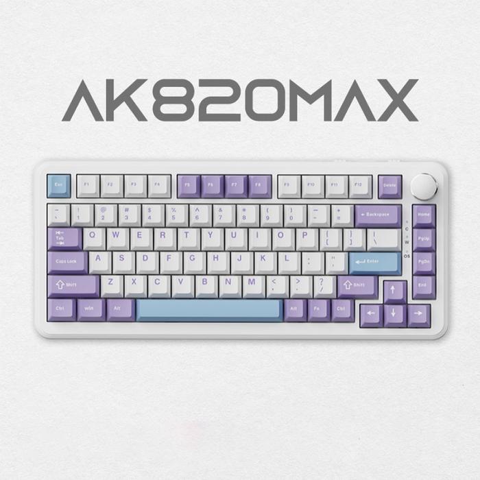 Ajazz AK820 / AK 820 MAX 75% Gasket Mount Wireless Mechanical Gaming Keyboard RGB LED