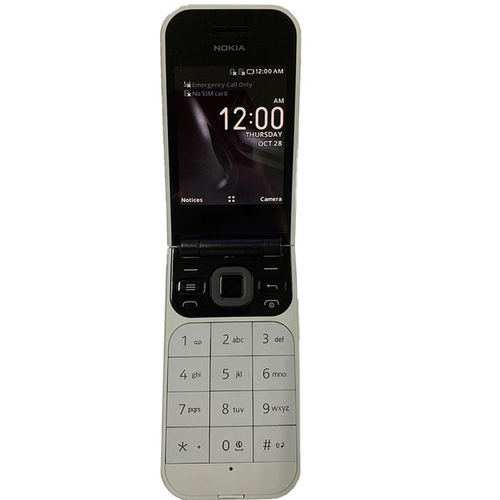 Gambar Nokia 2720 Flip Phone 2G Dual Sim Garansi Lipat - Putih dari saproshop undefined Tokopedia