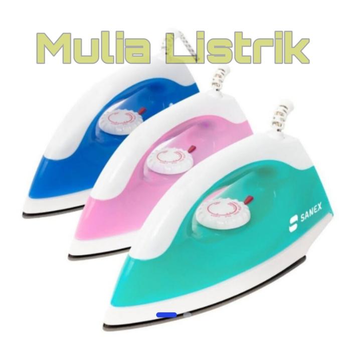 Gambar Setrika Sanex otomatis seterika sanex - Biru dari Mulia Listrik Elektrik undefined Tokopedia