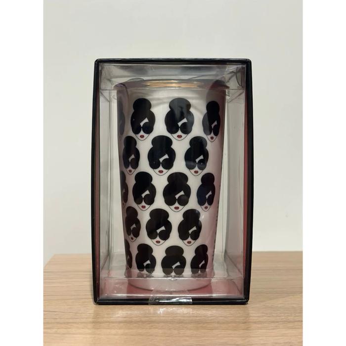 Gambar MUG STARBUCKS DOUBLE WALL MUG ALICE OLIVIA AO STACEY FACE BLACK WHITE dari taipeistuff_NEW undefined Tokopedia