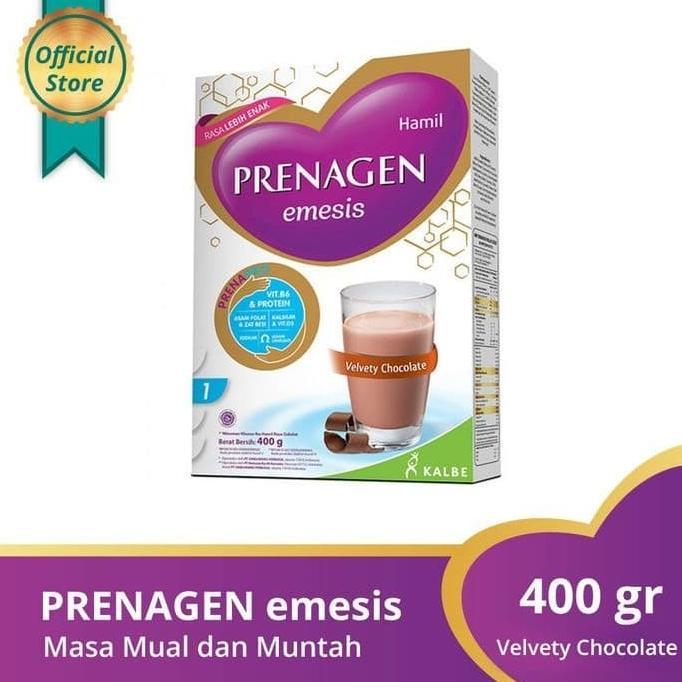 Gambar Prenagen Emesis Cokelat 400 Gram Susu Ibu Hamil Velvety Chocolate - 360 Gr dari edna_shop undefined Tokopedia