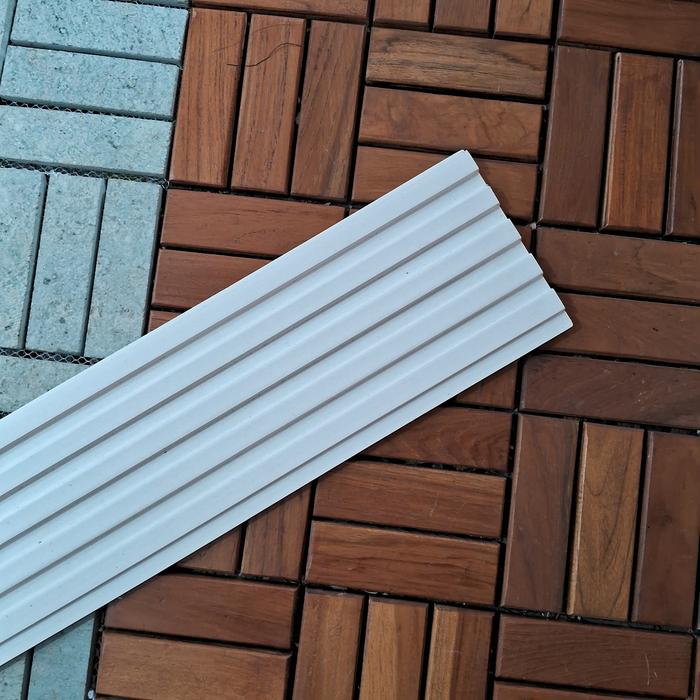 Gambar Wood Panel - Wall Panel WPC 100cm - CH150-Putih dari Mitra Karya Shop undefined Tokopedia