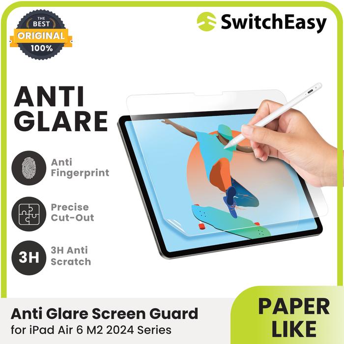 Gambar Anti Gores SwitchEasy Paperlike iPad Air 7 / 6 / 11 & 13 M3 M2 2024 Screen Guard Protector - Paperlike, iPad Air 7/6 - 11 dari SwitchEasy Official undefined Tokopedia