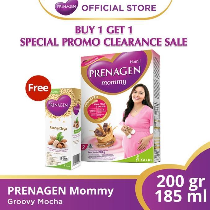 Gambar B1G1 PRENAGEN MOMMY GROOVY MOCHA 200 Gr Get 1 Free UHT Almond Soya 185 dari edna_shop undefined Tokopedia