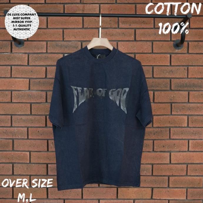 Gambar KAOS OBLONG CASUAL BRANDED PRIA / TSHIRT BRANDED MIRROR VVIP IN NAVY FEAR OF GOD AUTHENTIC BAKTIADI50 dari Toko Kaos Cowok undefined Tokopedia