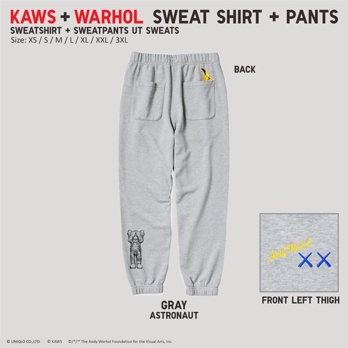 Jual Sweater UNIQLO Kaws Warhol UT Sweatshirt Sweatpants Kaws Andy