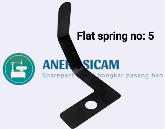 Gambar Flat spring pijakan kaki tire changer varian size 1~2~3~4~5 - no:5 dari Aneka sicam part undefined Tokopedia
