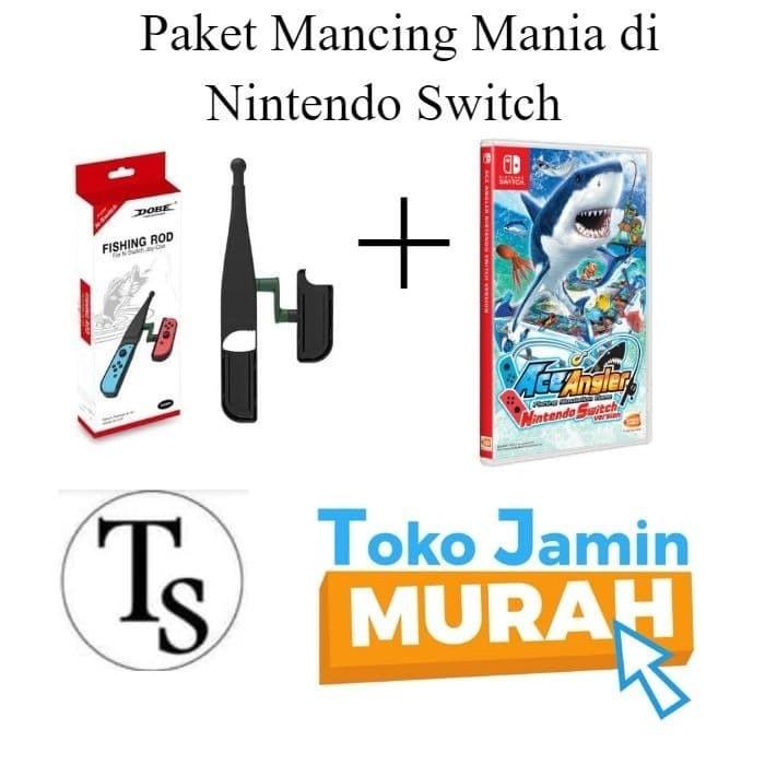 Gambar Nintendo Switch Reel Fishing Rod Star World Tour Game Pancing Mancing - paket 2 dari TSGA GROUP undefined Tokopedia